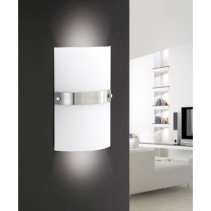 Paul Neuhaus 9846-55 - Zidna svetiljka SQUARE 2xE14/40W/230V