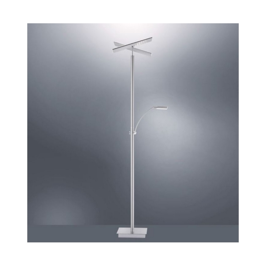 Paul Neuhaus 687-55 - LED Prigušiva podna lampa ARTUR 2xLED/27W+1xLED/6W/230V