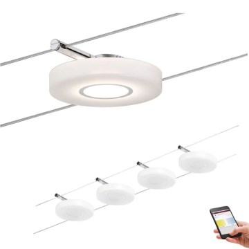 Paulmann 50109 - KOMPLET 4x LED/4,4 W prigušiva reflektorska svetla za kablovni sistem SMART DISC 230V