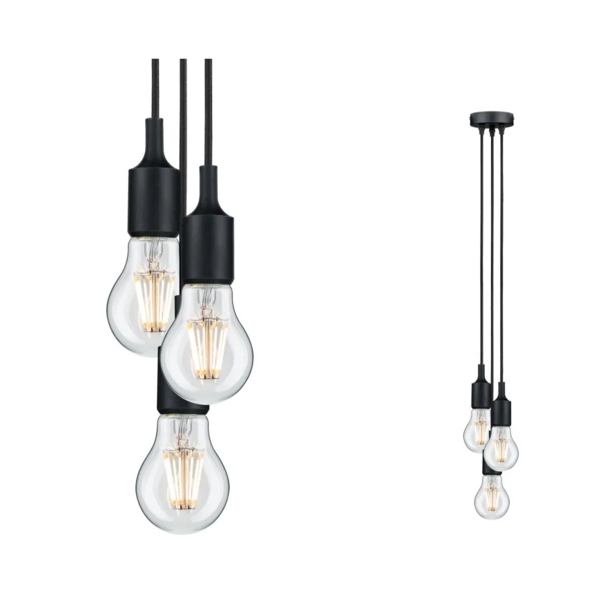Paulmann 50382 - 3xE27/60W Kabl za napajanje KETIL 230V