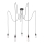 Paulmann 50389 - Luster na sajli NEORDIC 5xE27/20W/230V pauk