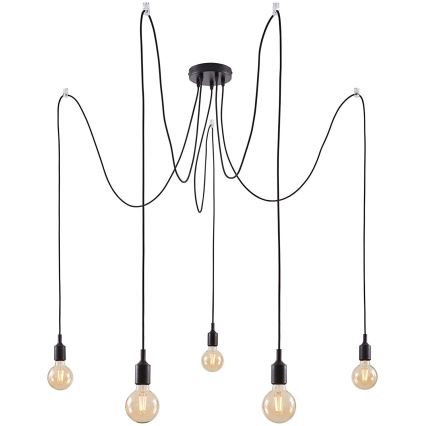 Paulmann 50389 - Luster na sajli NEORDIC 5xE27/20W/230V pauk