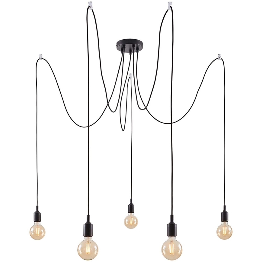 Paulmann 50389 - Luster na sajli NEORDIC 5xE27/20W/230V pauk