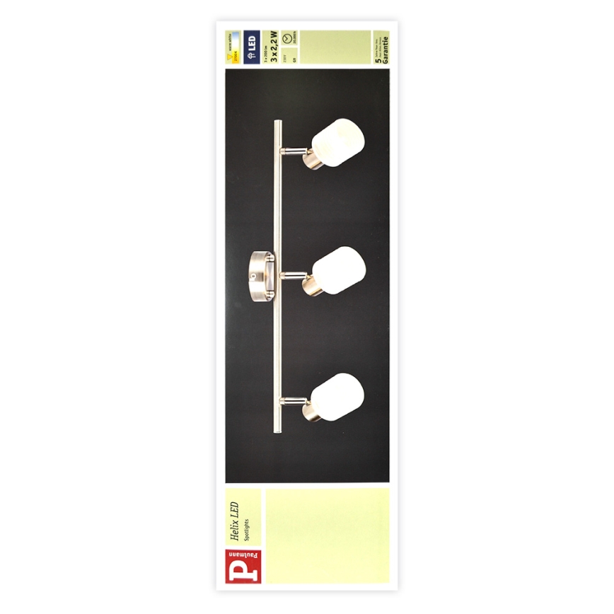 Paulmann 60200 - 3xLED-G9/2,2W Reflektorska lampa HELIX 230V