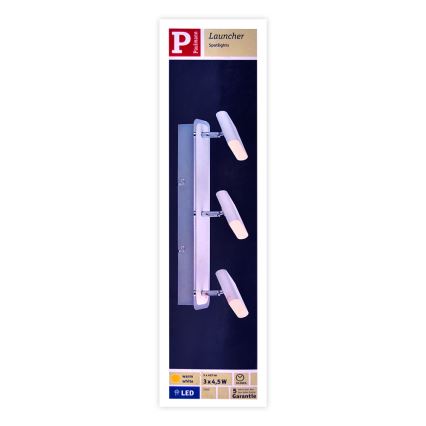 Paulmann 66636 - 3xLED/4,5W Reflektorska lampa LAUNCHER 230V