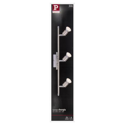 Paulmann 66708 - 3xGU10/10W Reflektorska lampa GEORGIA 230V