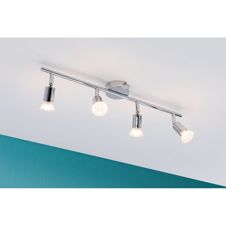 Paulmann 66753 - 4xGU10/10W IP44 Reflektorska lampa za kupatilo CAROLINA 230V