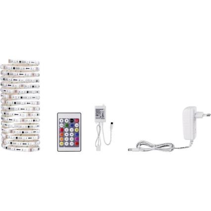 Paulmann 70480 - LED RGBW/16,5W prigušiva traka DIGITAL 5 m 230V + daljinski upravljač