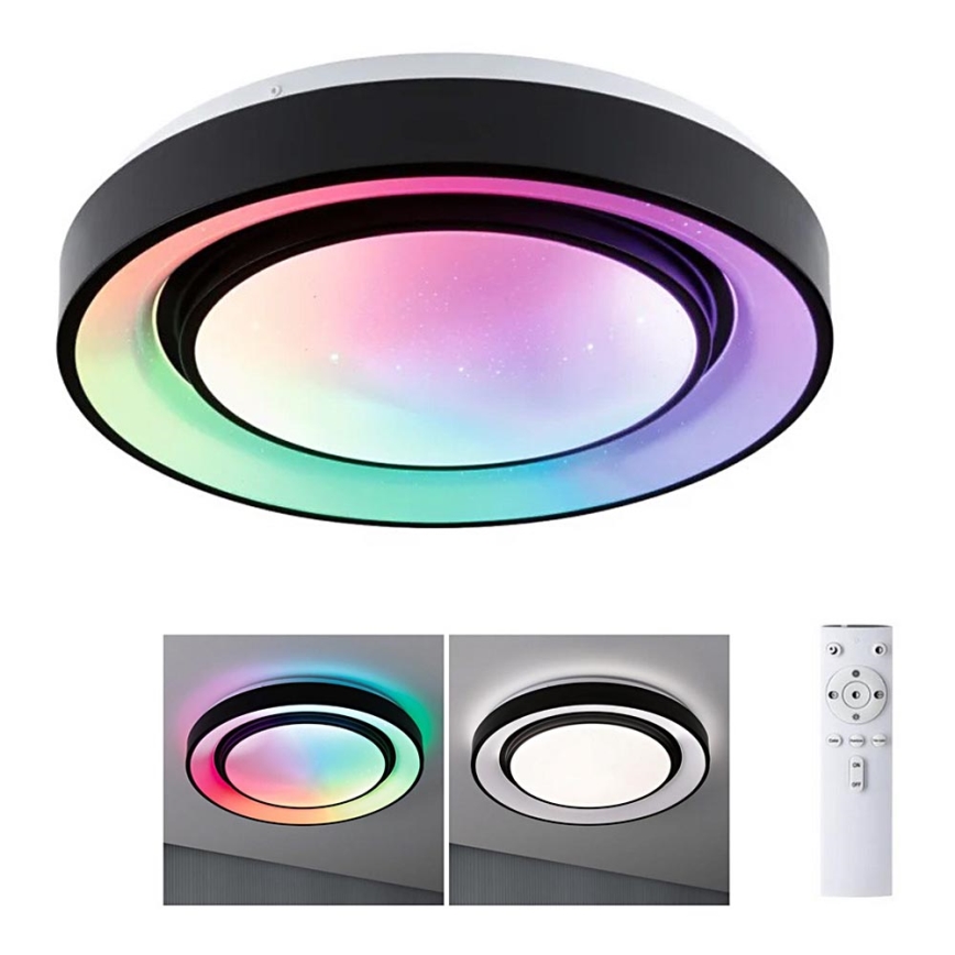 Paulmann 70545 - LED RGBW/38,5W Prigušiva plafonjera RAINBOW 230V 3000-6500K + Daljinski upravljač