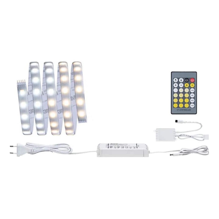 Paulmann 70623 - LED/10W IP44 Prigušiva traka za kupatilo MAXLED 1,5 m 2700-6500K 230V + Daljinski upravljač