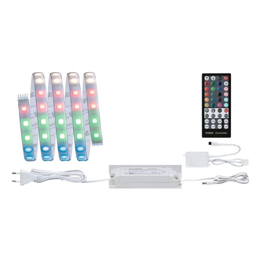 Paulmann 70627 - LED RGB/18W IP44 Prigušiva traka za kupatilo MAXLED 1,5 m 230V + Daljinski upravljač