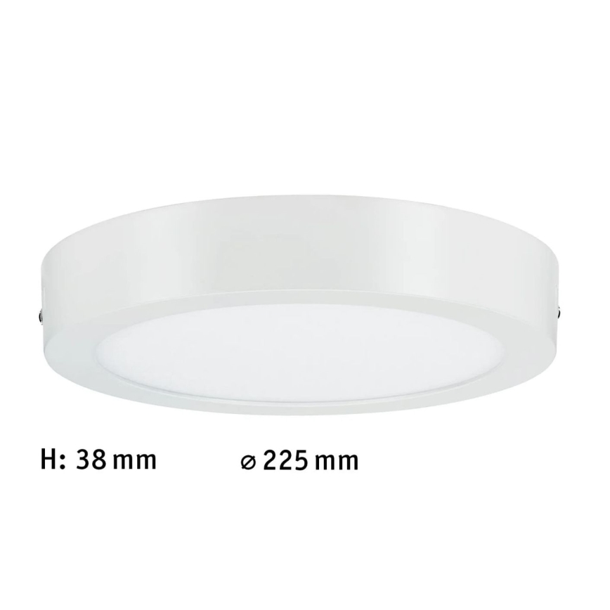 Paulmann 70642 - LED/12,5W Plafonjera LUNAR 230V pr. 22,5 cm bela
