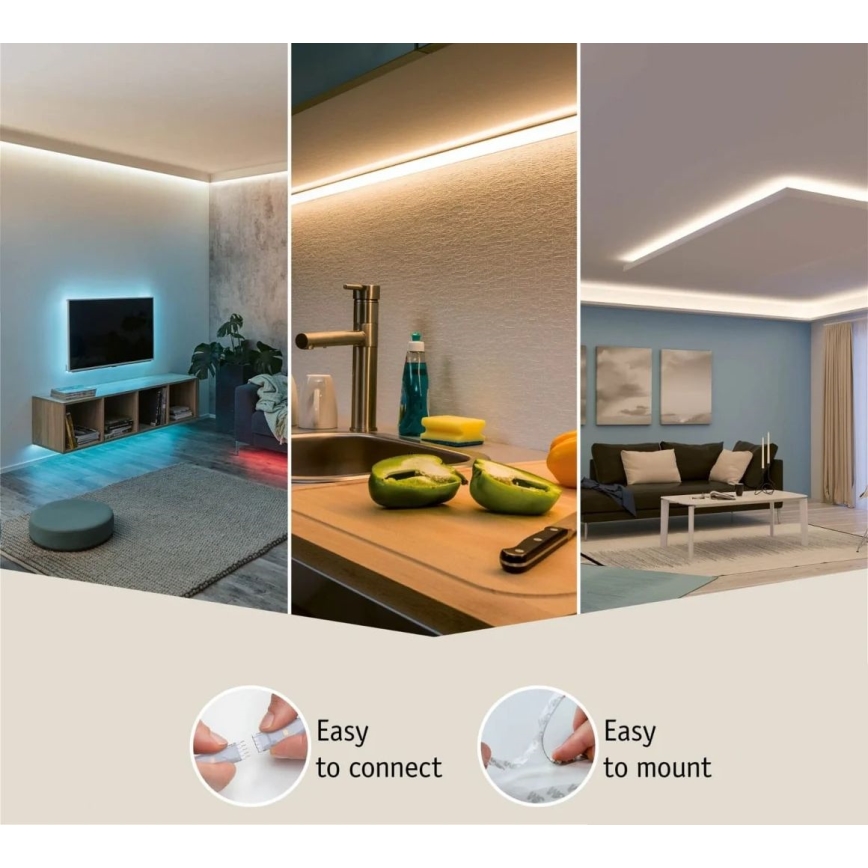 Paulmann 70666 - LED/20W IP44 prigušiva kupatilska LED traka MAXLED 3 m 2700K 230V