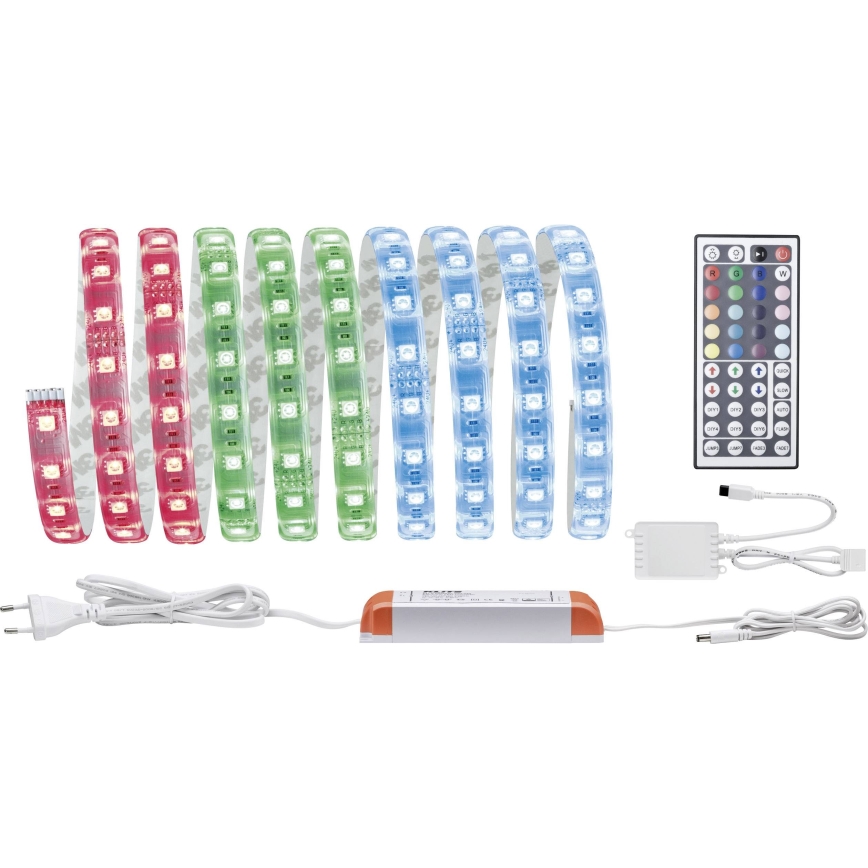 Paulmann 70673 - LED RGB/40W prigušiva traka MAXLED 3 m 230 V + daljinski upravljač