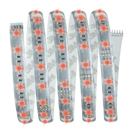 Paulmann 70674 - LED RGB/22W Prigušiva traka MAXLED 1,5 m 230V + Daljinski upravljač