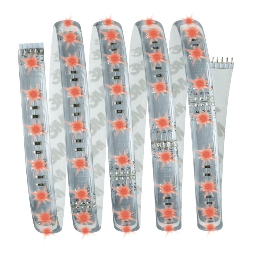 Paulmann 70674 - LED RGB/22W Prigušiva traka MAXLED 1,5 m 230V + Daljinski upravljač