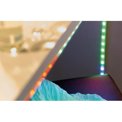 Paulmann 70697 - LED RGBW/10,5W prigušiva traka DIGITAL 4,8m 230V + daljinski upravljač