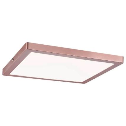 Paulmann 70941 - LED/20W Nadgradni panel ATRIA 230V 4000K 30x30 cm roze zlatno