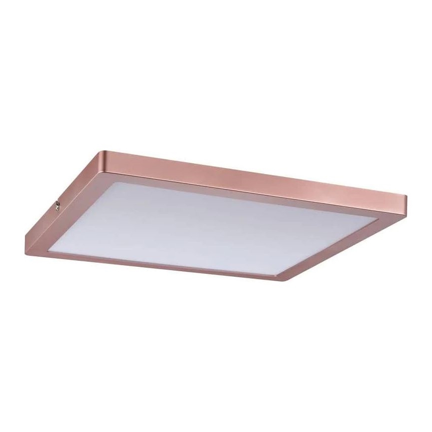 Paulmann 70941 - LED/20W Nadgradni panel ATRIA 230V 4000K 30x30 cm roze zlatno