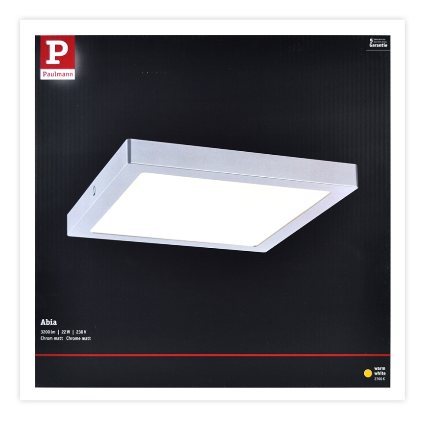 Paulmann 70982 - LED/22W Plafonjera ABIA 230V