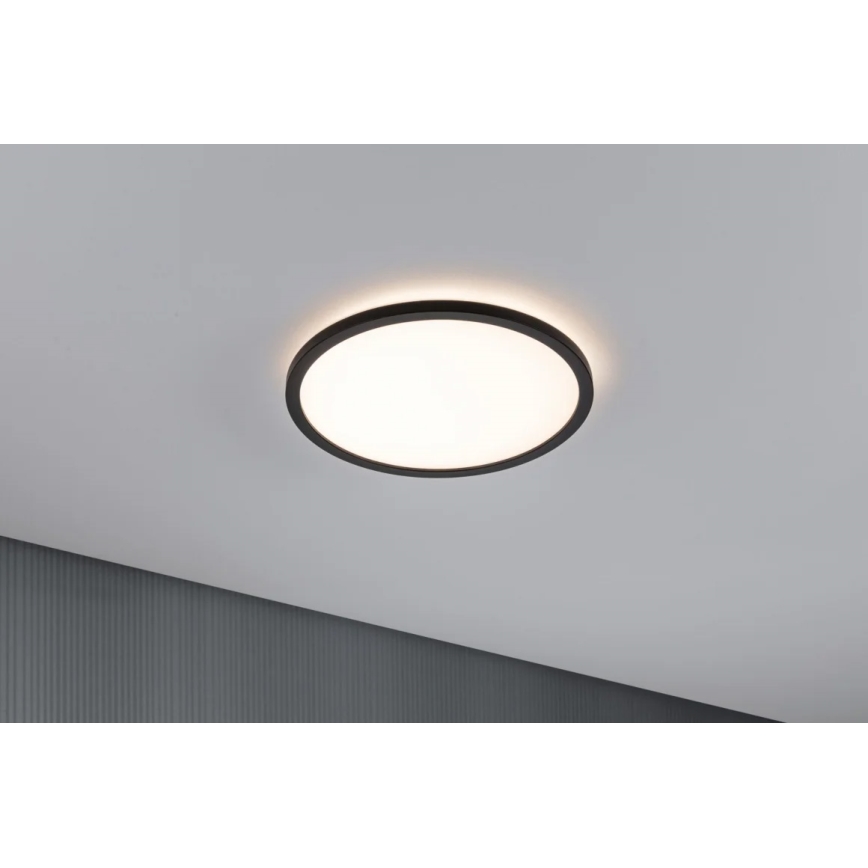 Paulmann 70998 - LED/16W Nadgradni panel ATRIA 230V 3000K pr. 29,3 cm crno