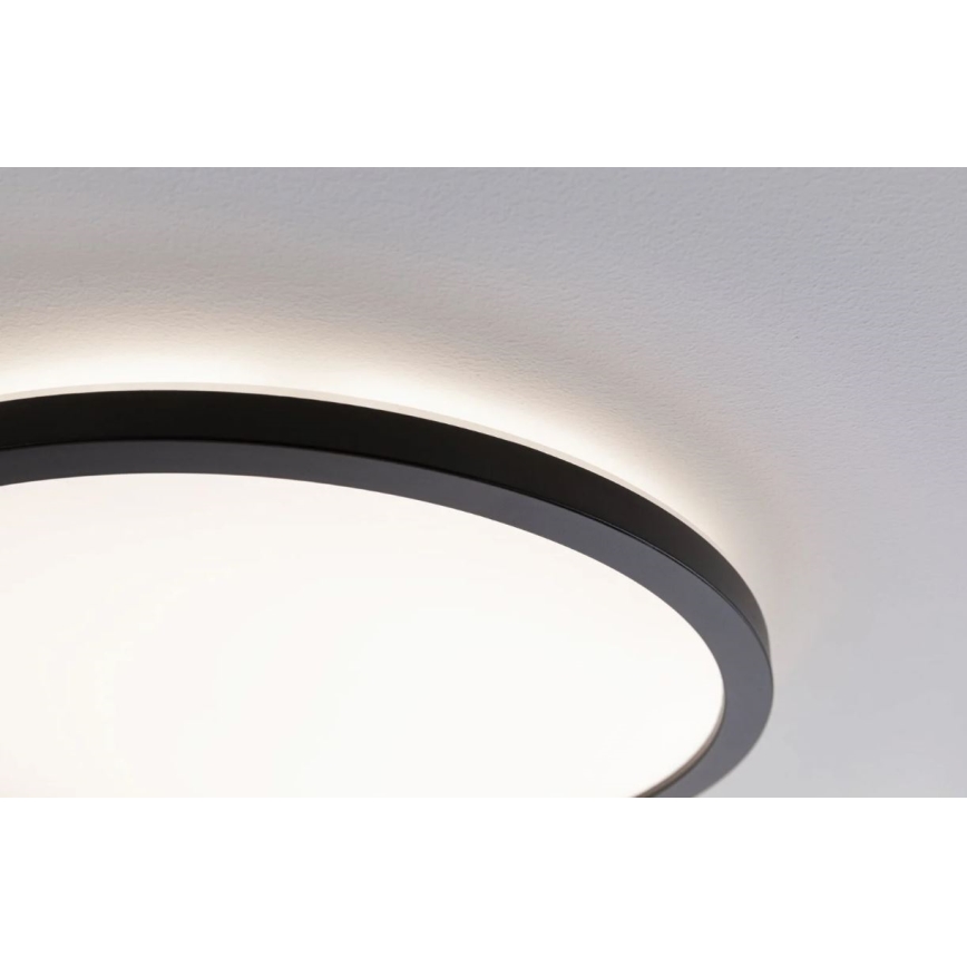 Paulmann 70999 - LED/22W Prigušivi panel ATRIA 230V 3000K pr. 42 cm crno