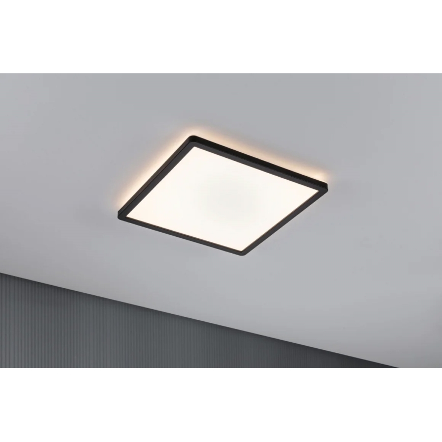 Paulmann 71001 - LED/16W Nadgradni panel ATRIA 230V 3000K 29,3x29,3 cm crno