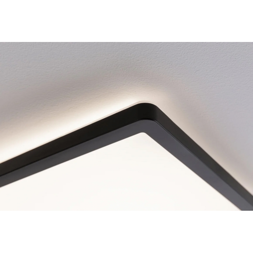 Paulmann 71001 - LED/16W Nadgradni panel ATRIA 230V 3000K 29,3x29,3 cm crno