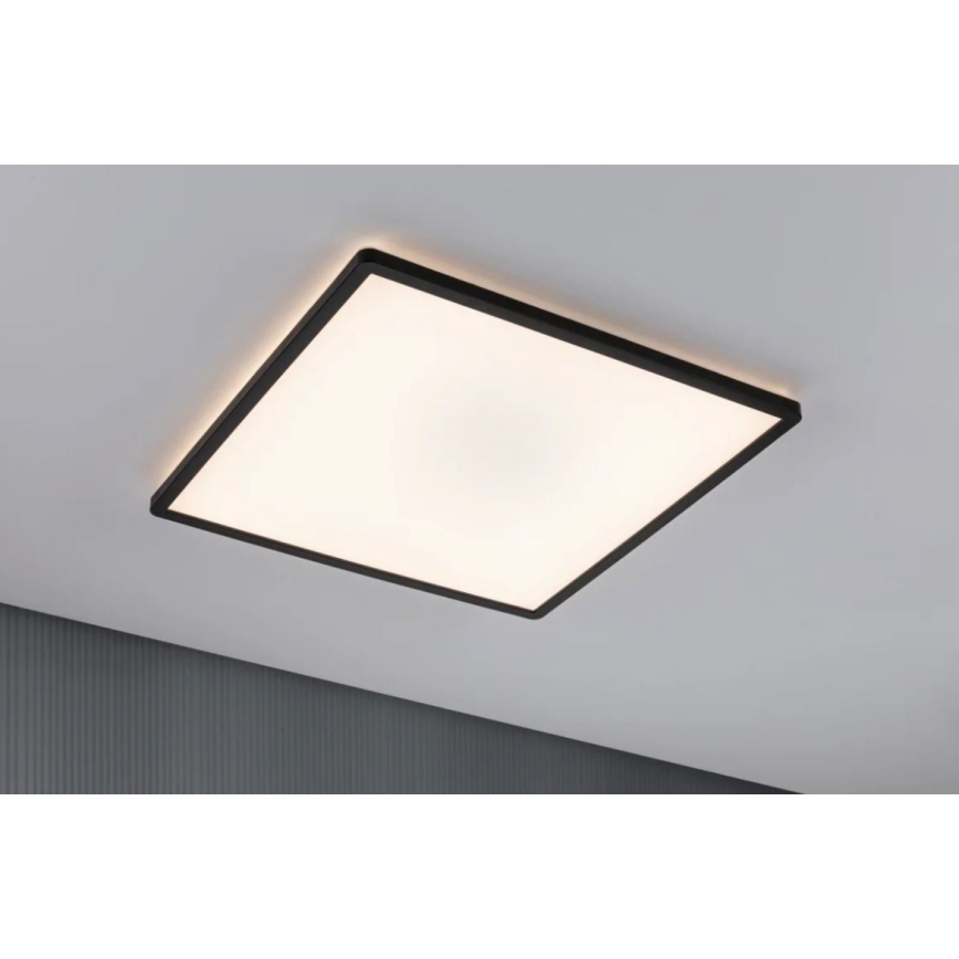 Paulmann 71002 - LED/22W Prigušivi panel ATRIA 230V 3000K 42x42 cm crno