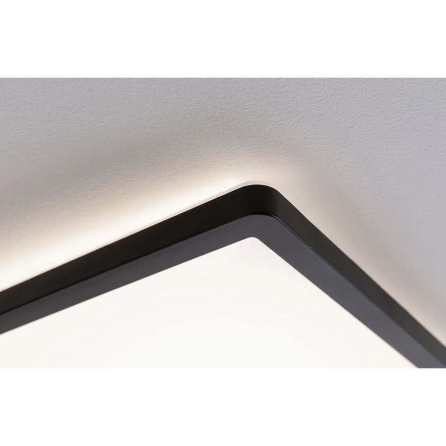 Paulmann 71002 - LED/22W Prigušivi panel ATRIA 230V 3000K 42x42 cm crno
