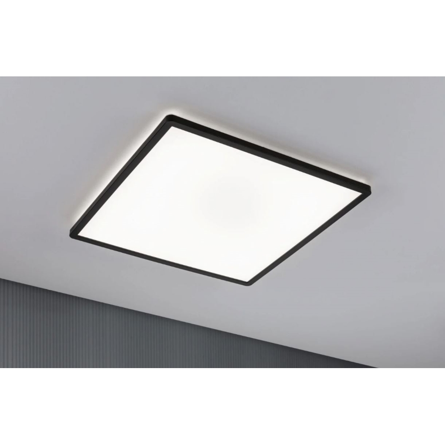 Paulmann 71016 - LED/22W Prigušivi panel ATRIA 230V 4000K 42x42 cm crno