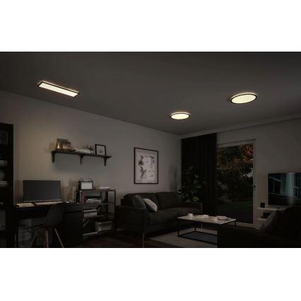 Paulmann 71016 - LED/22W Prigušivi panel ATRIA 230V 4000K 42x42 cm crno