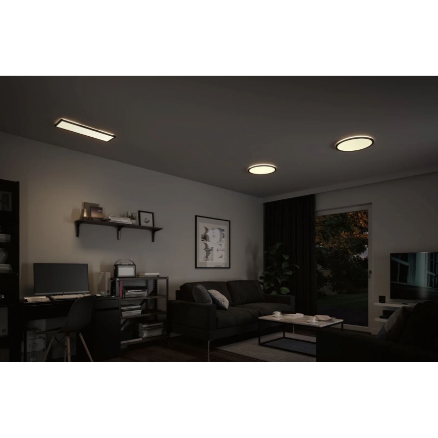 Paulmann 71016 - LED/22W Prigušivi panel ATRIA 230V 4000K 42x42 cm crno