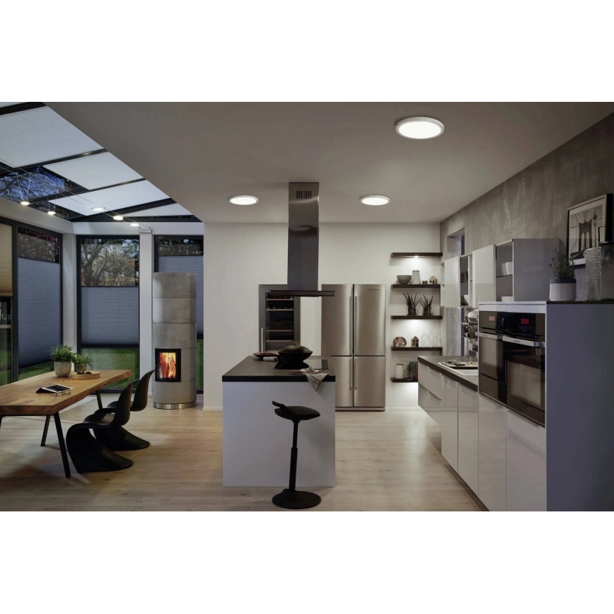 Paulmann 71023 - LED/22W plafonska svetiljka ABIA 230V mat hrom