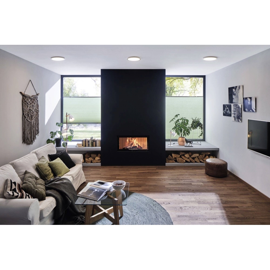 Paulmann 71023 - LED/22W plafonska svetiljka ABIA 230V mat hrom