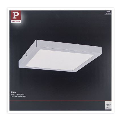 Paulmann 71024 - LED/22W Plafonjera ABIA 230V mat krom