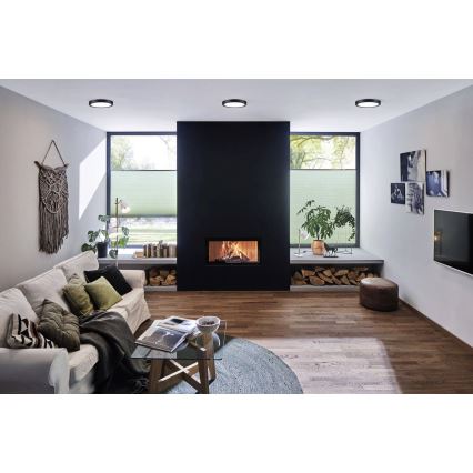 Paulmann 71025 - LED/22W stropna svetiljka ABIA 230V crna