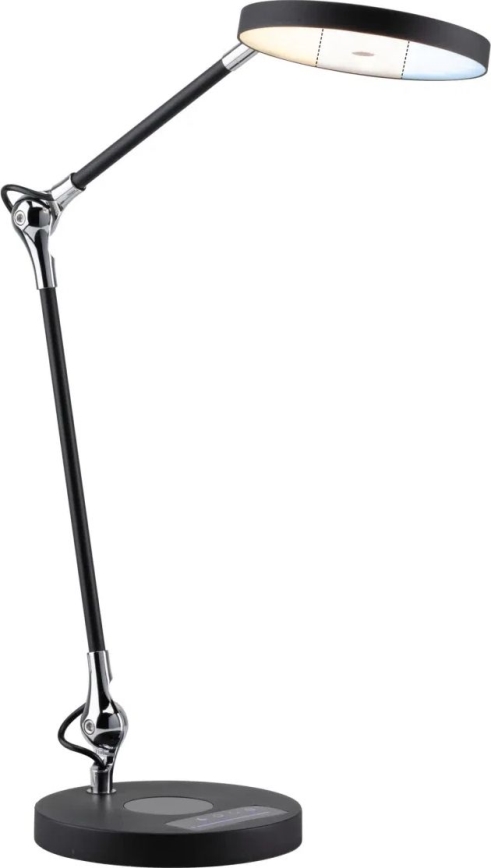Paulmann 78010 - LED/11W Prigušiva stona lampa na dodir NUMIS 230V 2700/4000/6500K crno