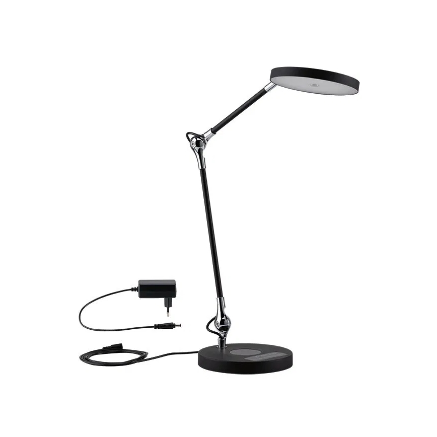 Paulmann 78010 - LED/11W Prigušiva stona lampa na dodir NUMIS 230V 2700/4000/6500K crno
