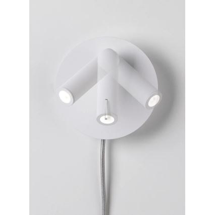 Paulmann 78917 - LED/3,2W Zidna lampa TABARI 230V bela