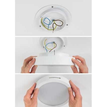 Paulmann 78923 - LED/13W IP44 Prigušiva plafonjera za kupatilo AVIAR 230V