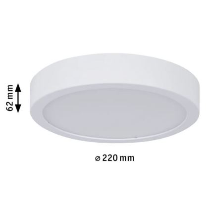 Paulmann 78923 - LED/13W IP44 Prigušiva plafonjera za kupatilo AVIAR 230V