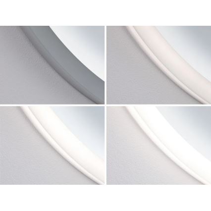 Paulmann 78952 - LED/21W IP44 prigušiva, grejano ogledalo za kupatilo sa pozadinskim osvetljenjem MIRA 230V