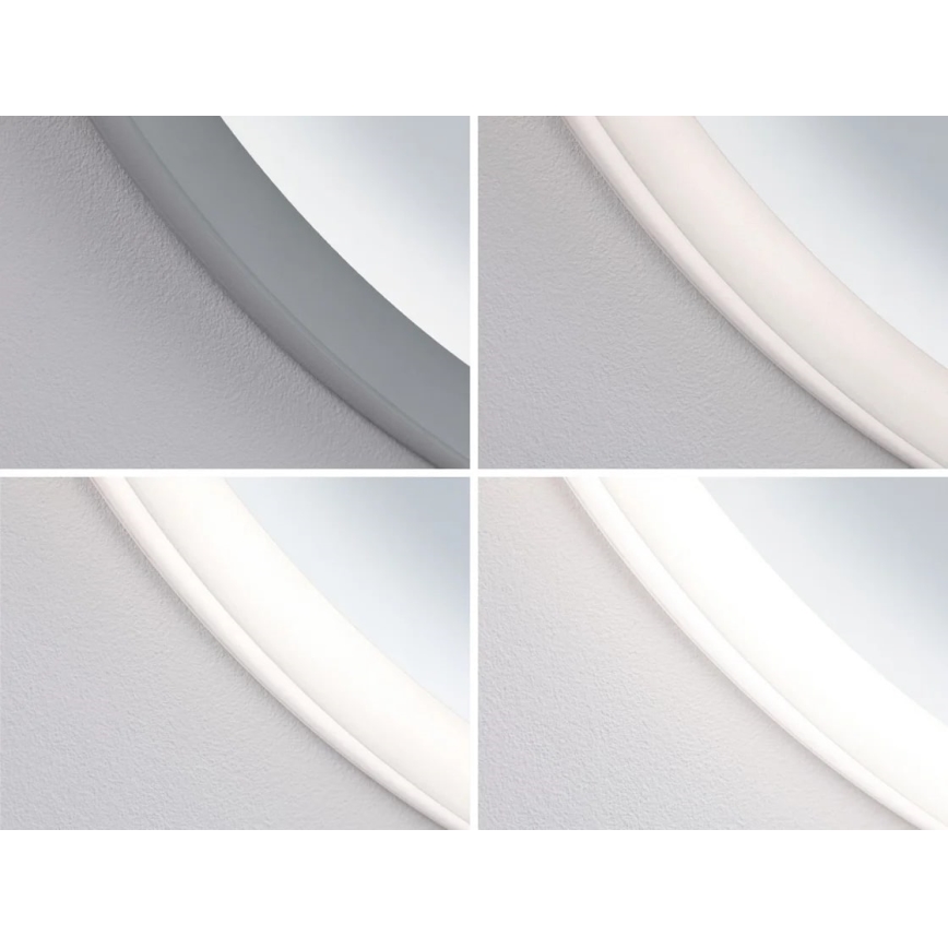 Paulmann 78952 - LED/21W IP44 prigušiva, grejano ogledalo za kupatilo sa pozadinskim osvetljenjem MIRA 230V