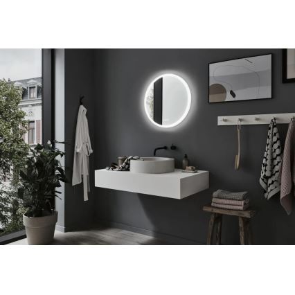 Paulmann 78952- LED/21W IP44 Prigušivo kupaonsko grejano ogledalo sa pozadinskim osvetljenjem MIRA 230V