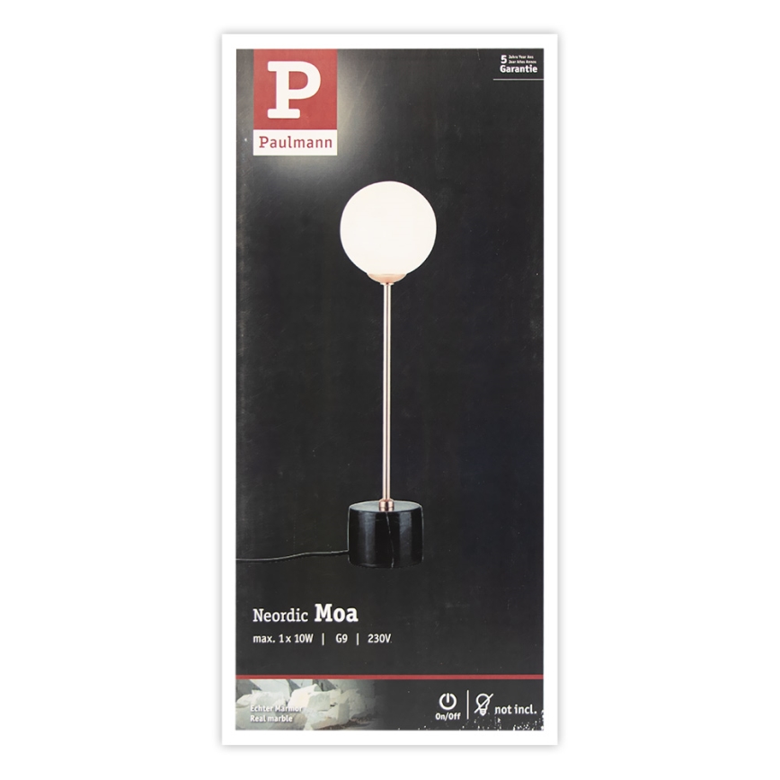 Paulmann 79662 - 1xG9/10W Stolna lampa NEORDIC MOA 230V