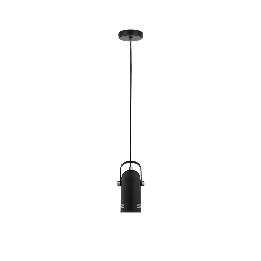 Paulmann 79766 - 1xE27/15W Luster na sajli LAVEA 230V crna