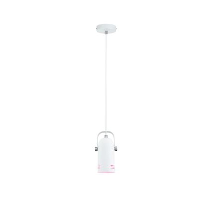 Paulmann 79767 - Luster LAVEA na sajli, 1xE27/15W, 230V, bela