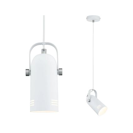 Paulmann 79767 - Luster LAVEA na sajli, 1xE27/15W, 230V, bela
