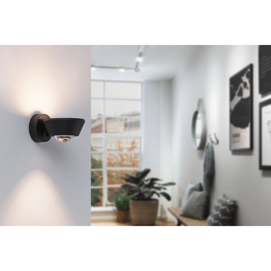 Paulmann 79769 - LED/9W IP44 Prigušiva zidna lampa SABIK 230V